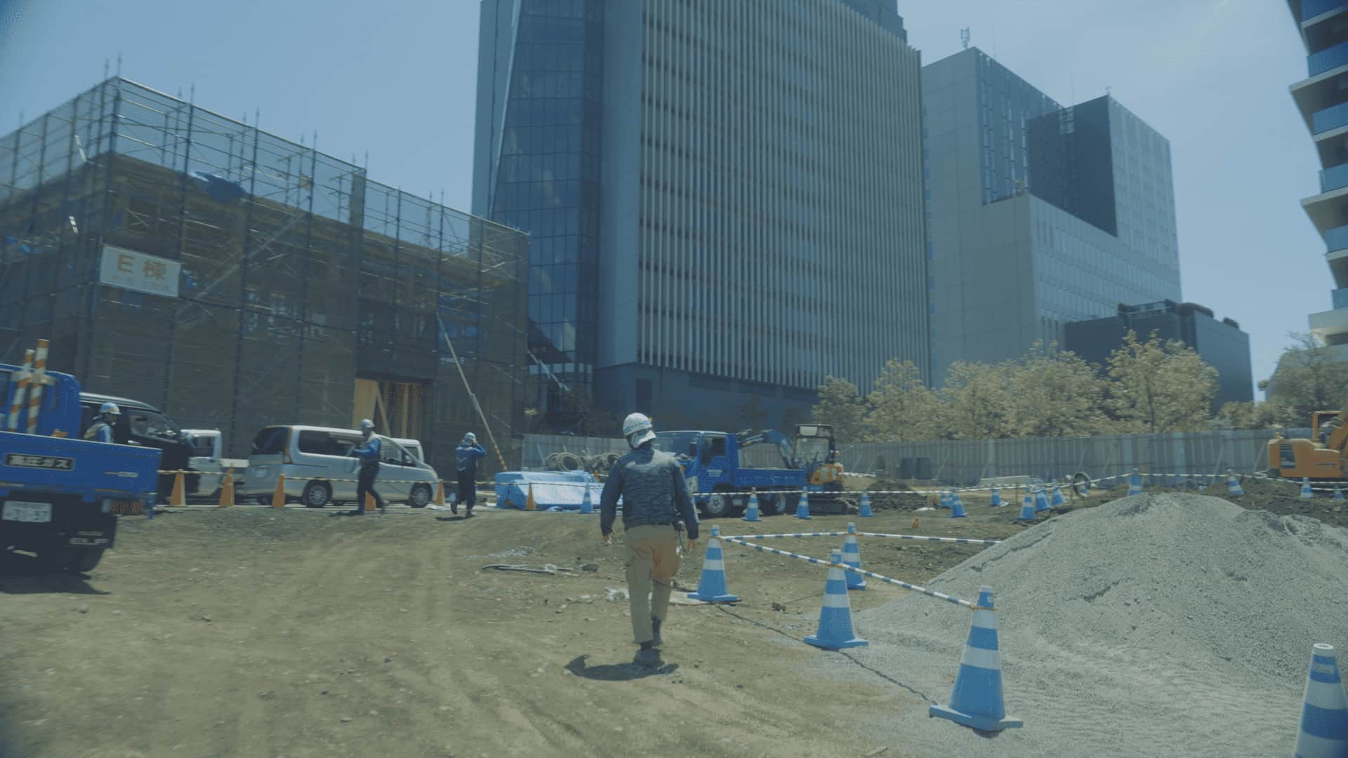 明治公園の工事